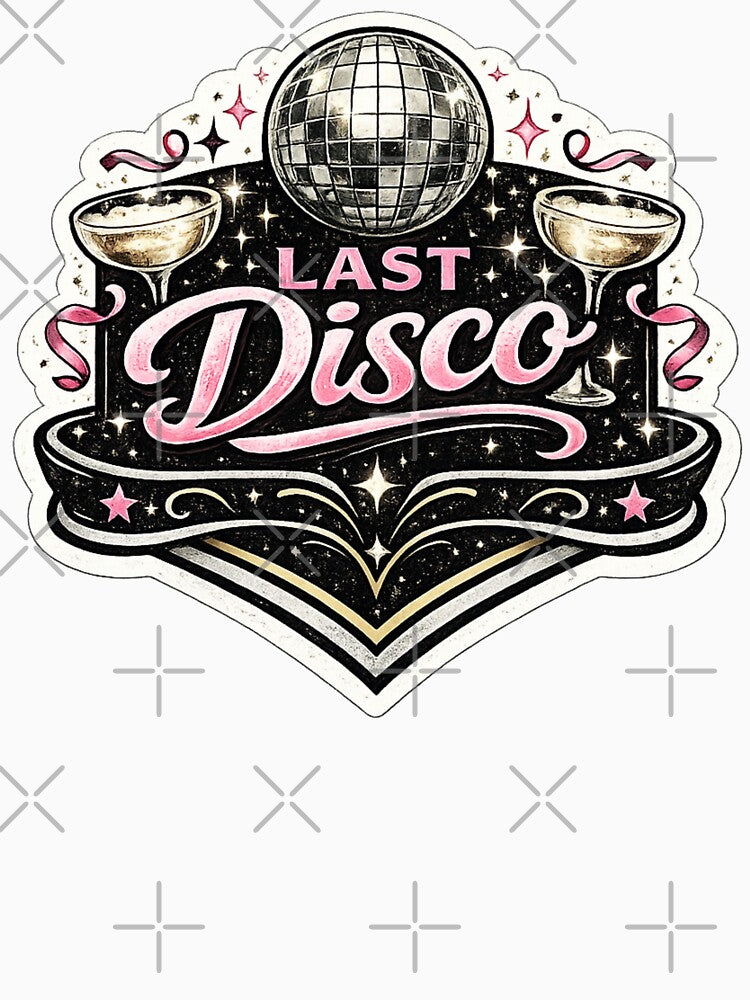 Last Disco Bachelorette Party Disco Bride Design by CLOUTKULT