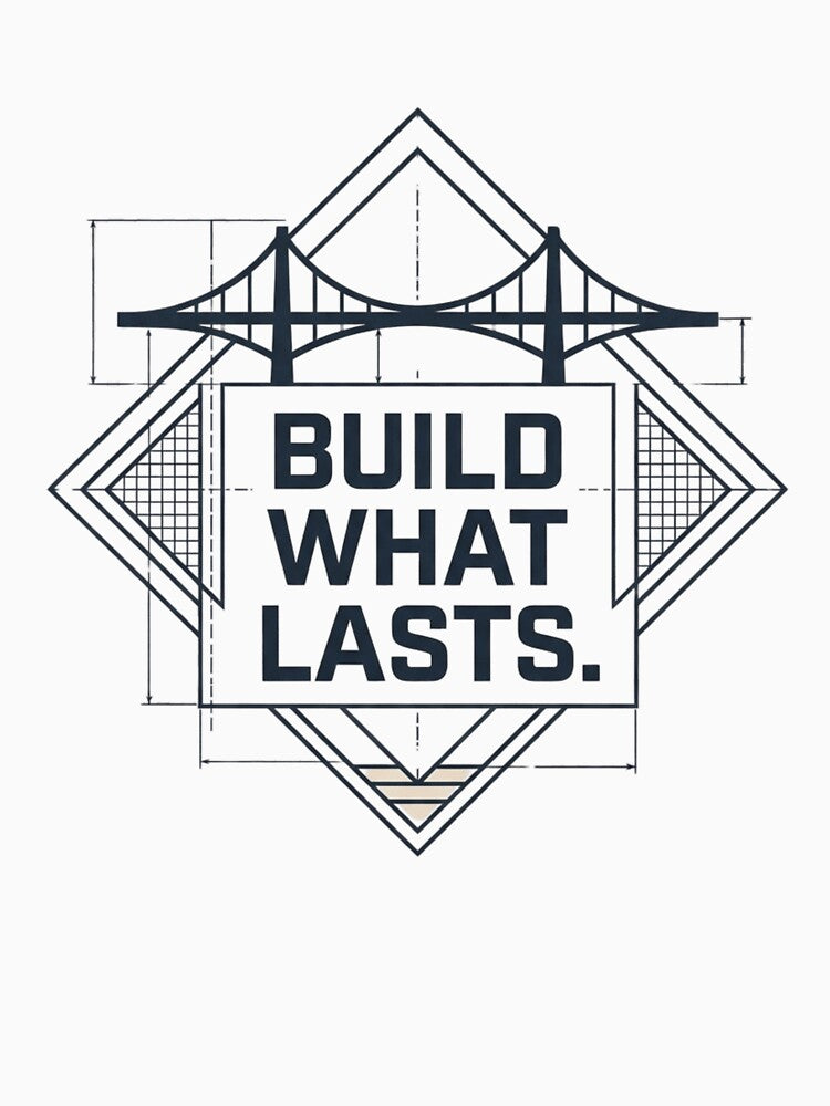Build What Lasts | Civil Engineer Engineering Student STEM Gift by Amr Darwish Graphic designer