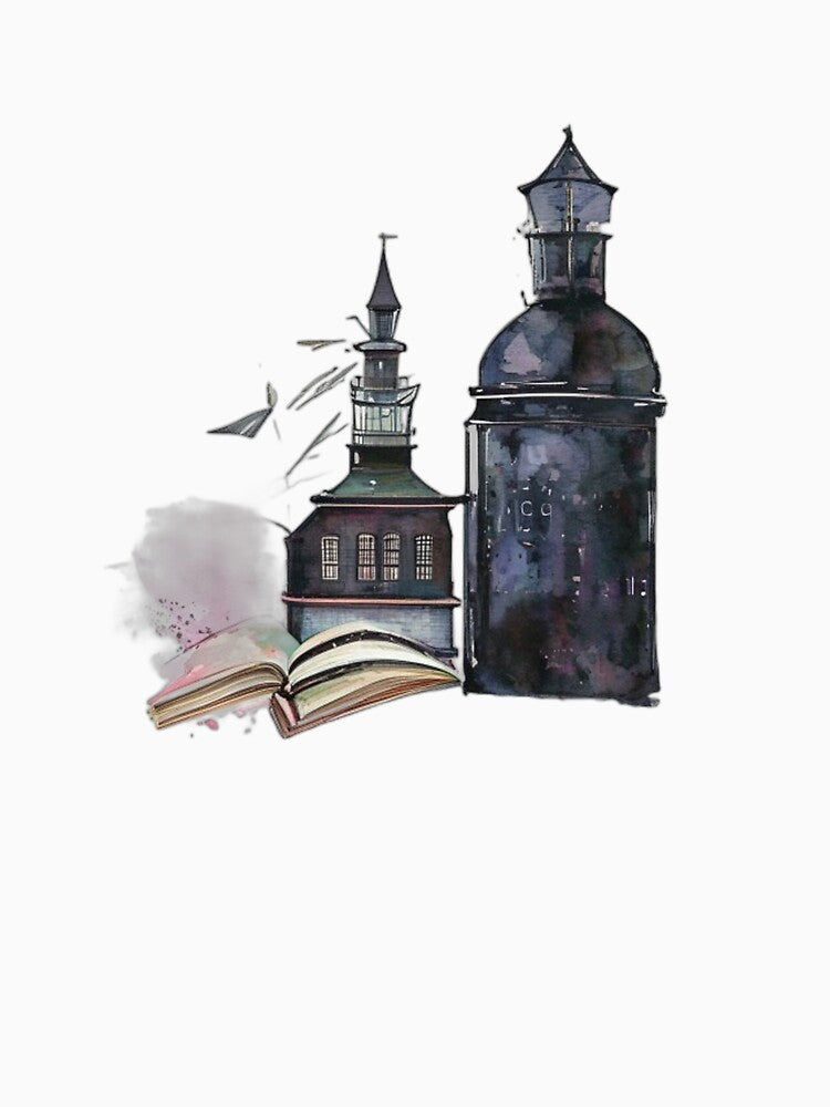 Dark Academia Watercolor Illustration Design by Shadow-Stone