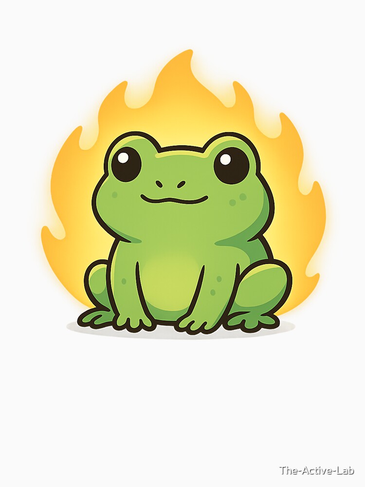 Aura Frog – Cute Mood Energy Frog Sticker by 404 Ink