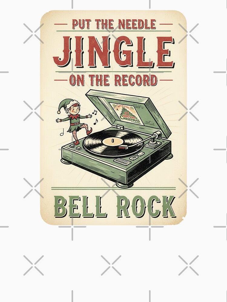 Jingle Bell Rock Vintage Vinyl Elf by zoughlal