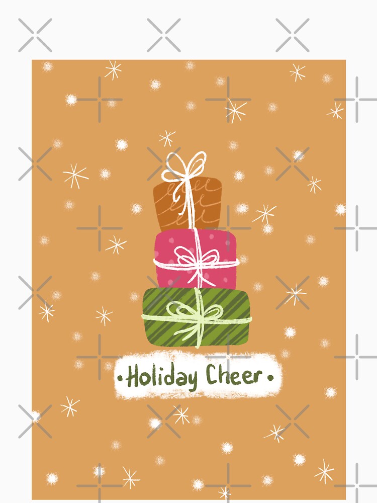 Holiday cheer winter illustration by pinkyfish1010