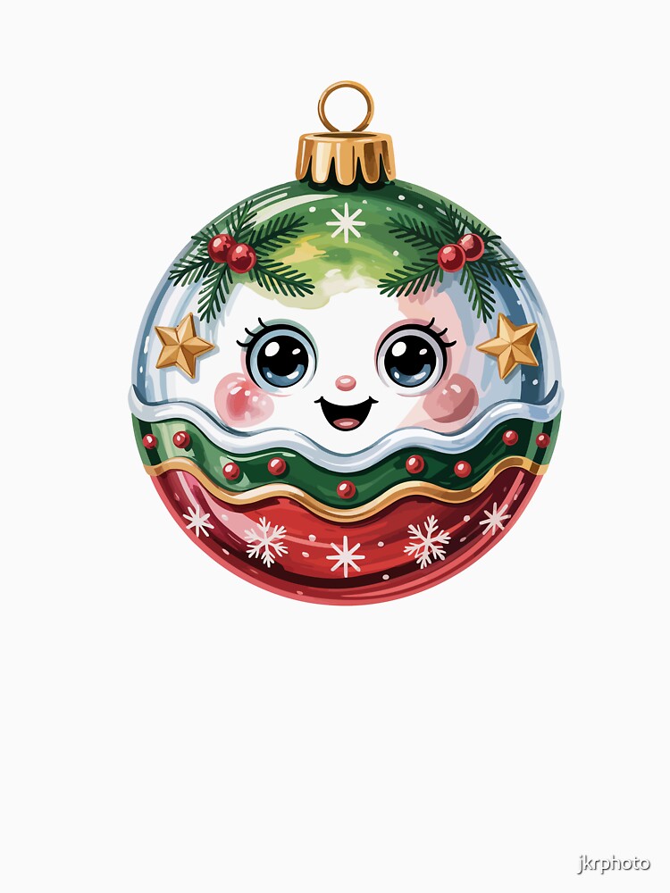 Kawaii Christmas Bauble by jkrphoto