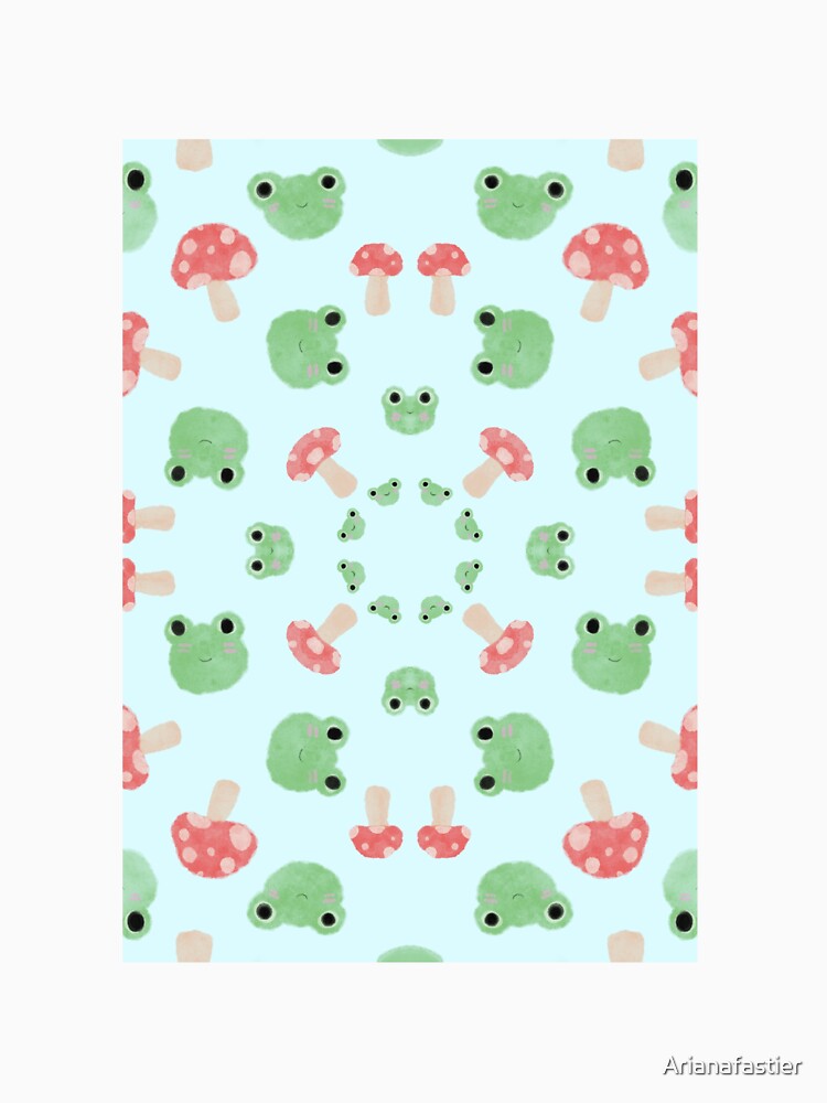 Frogs & mushrooms by Arianafastier