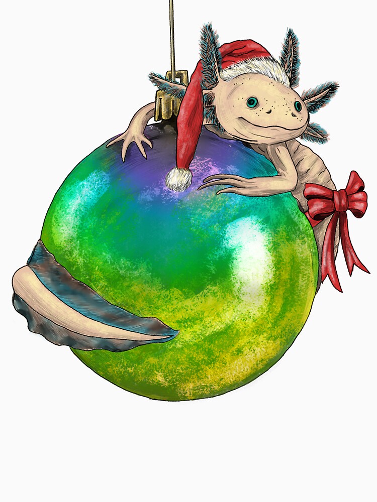 Festive Xmas Axolotl by Greydn