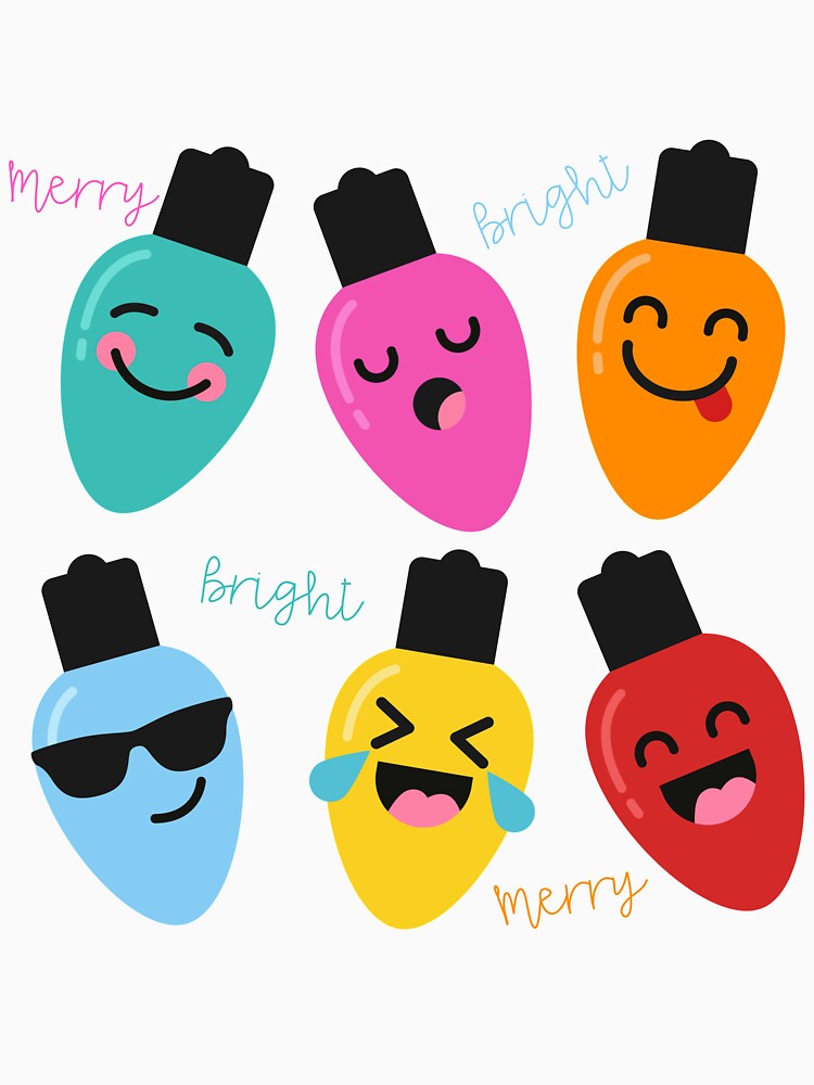 Merry and Bright Christmas Lights by Kirsten Uecker