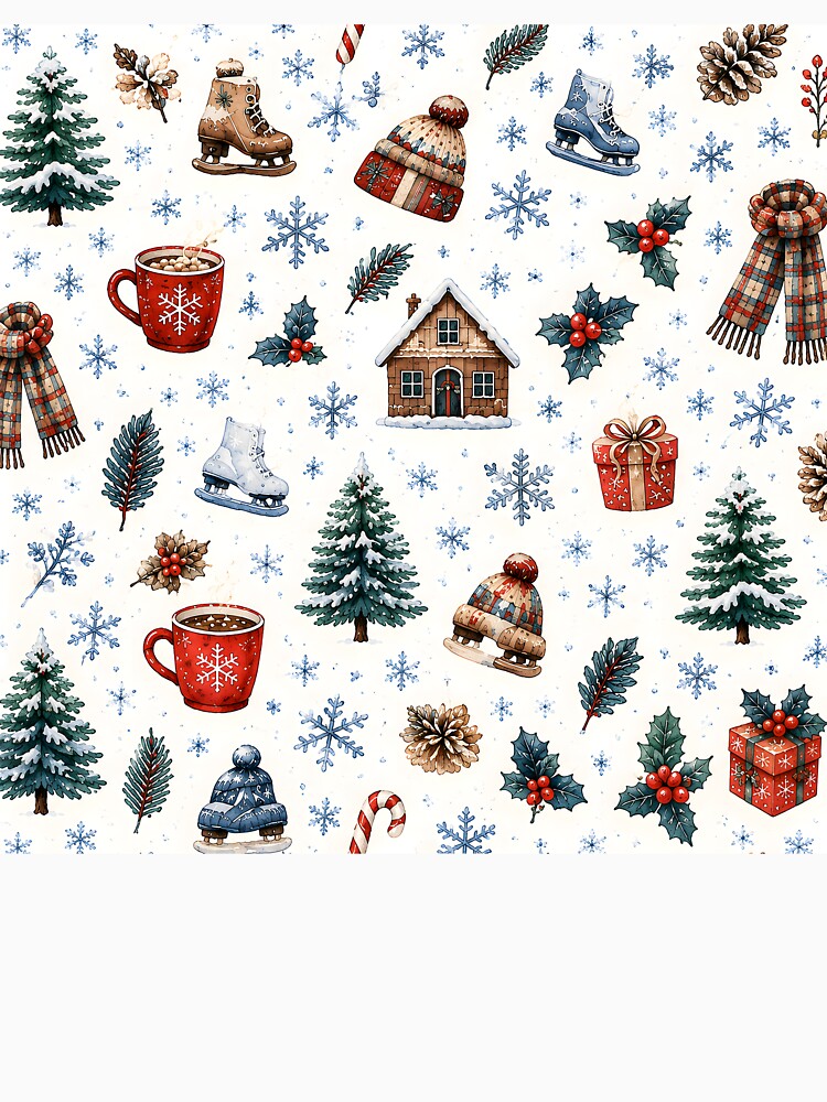 Cozy Winter Holiday Pattern by TinyWeird