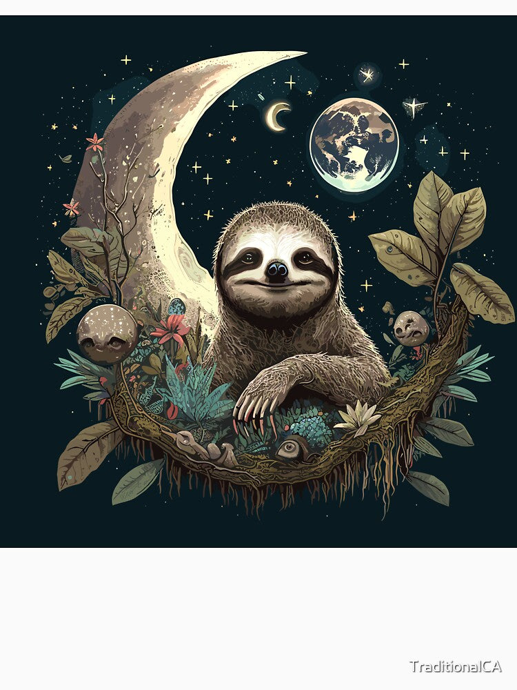 Goblincore Sloth by TraditionalCA