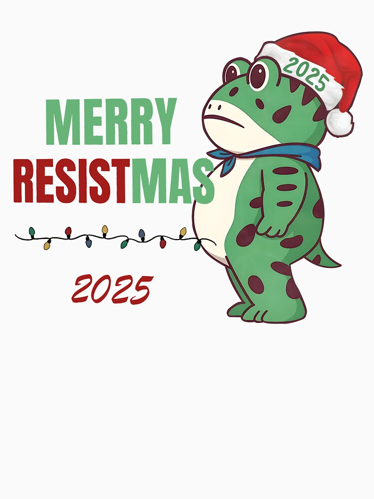 Merry Resistmas Portland Frog Christmas by jillianhanna