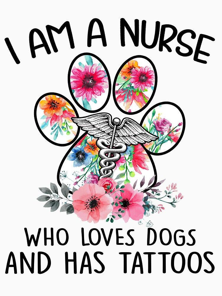 I am a nurse WHO LOVES DOGS by HolliuxGift