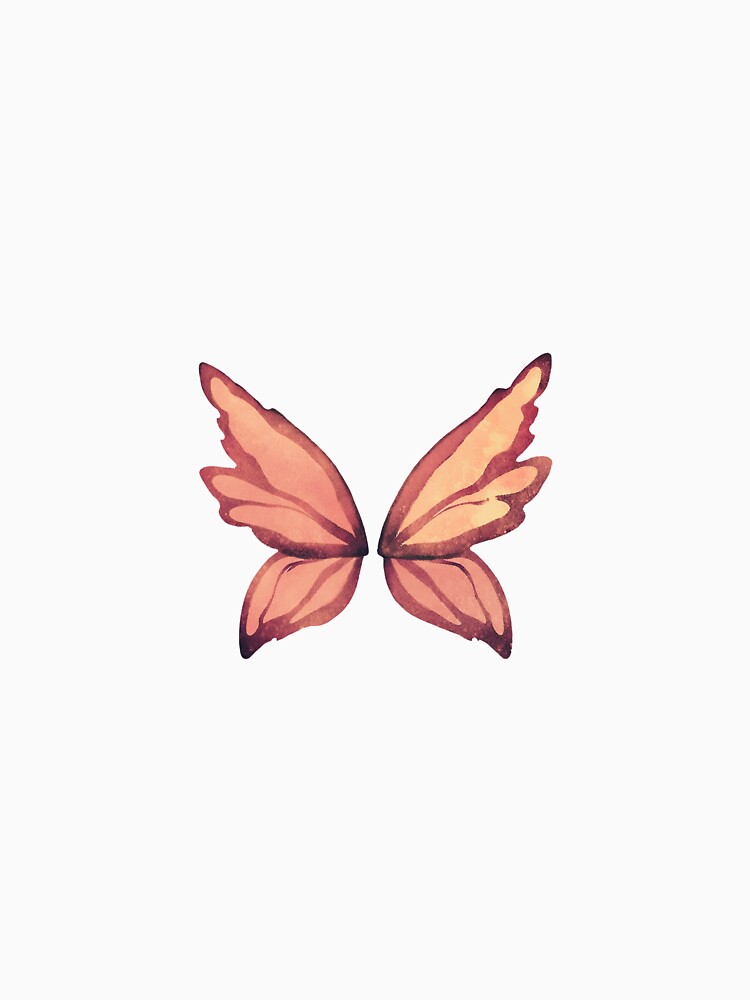 Orange Fairy Wings by feistyfeminine