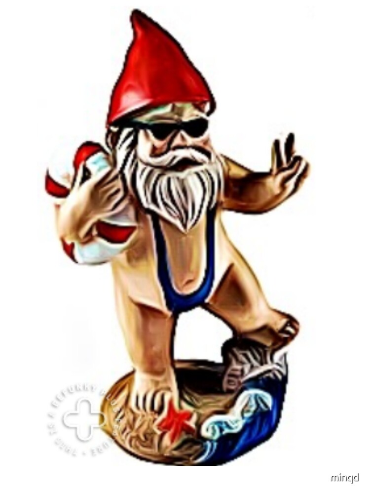christmas funny gnome creative design by minqd