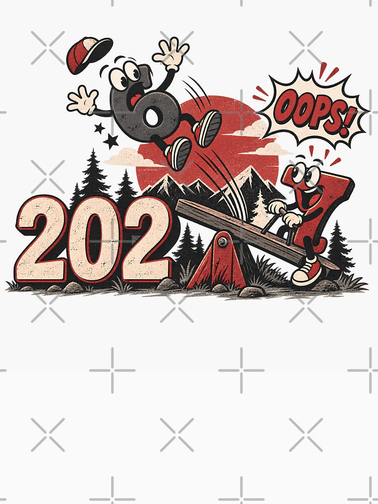 Oops 2027 – Funny New Year 2027 Vintage Retro Design by CalmDownZone ⭐️⭐️⭐️⭐️⭐️