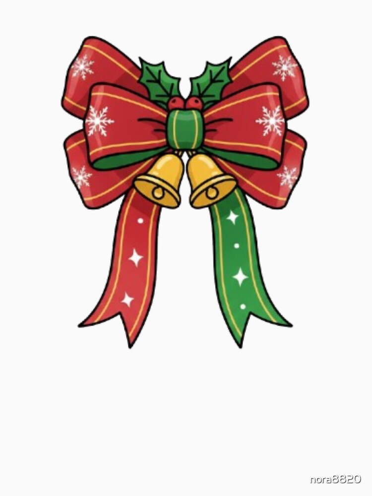 Christmas Bow with Bells – Festive Holiday Decoration by nora8820