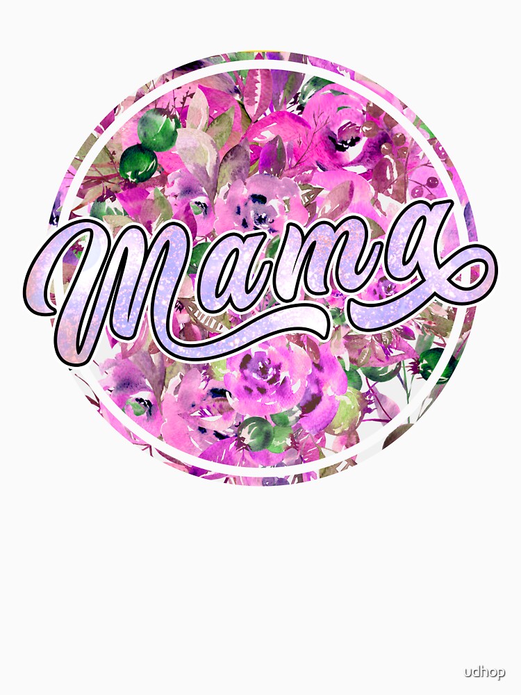 Mama Watercolor Floral by udhop