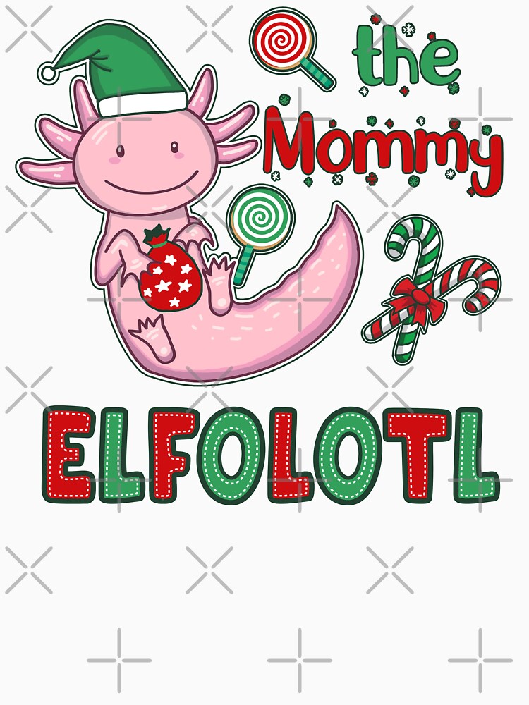 Christmas Axolotl Elf - The Mommy Elfolotl by GrimButterfly