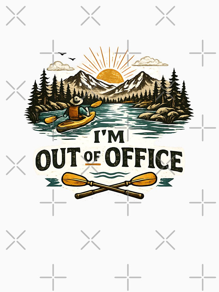 I'm Out of Office Kayaking Graphic by Lizavelle