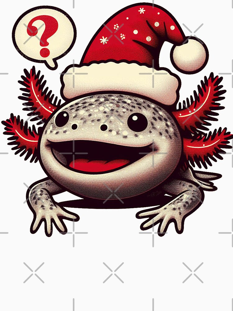 I Axolotl Questions Xmas by clarkfraser