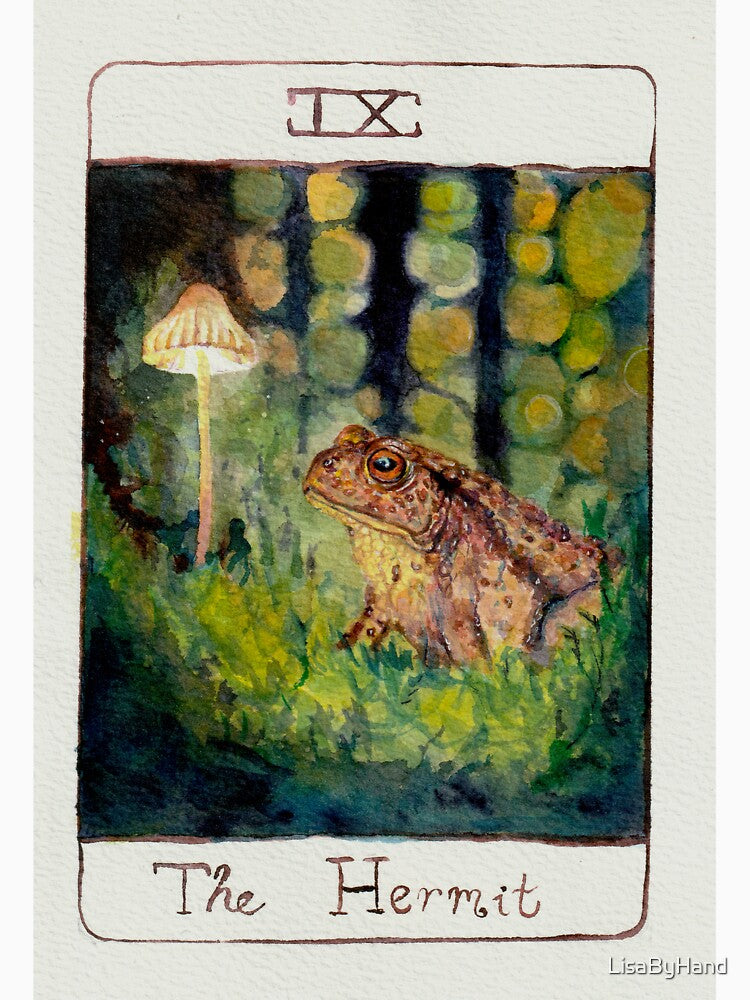 The Hermit Tarot card by LisaByHand