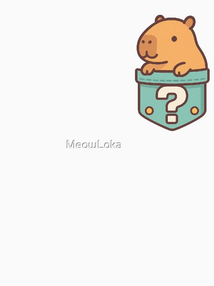 Capybara Surprise dans une Poche by MeowLoka ⭐⭐⭐⭐