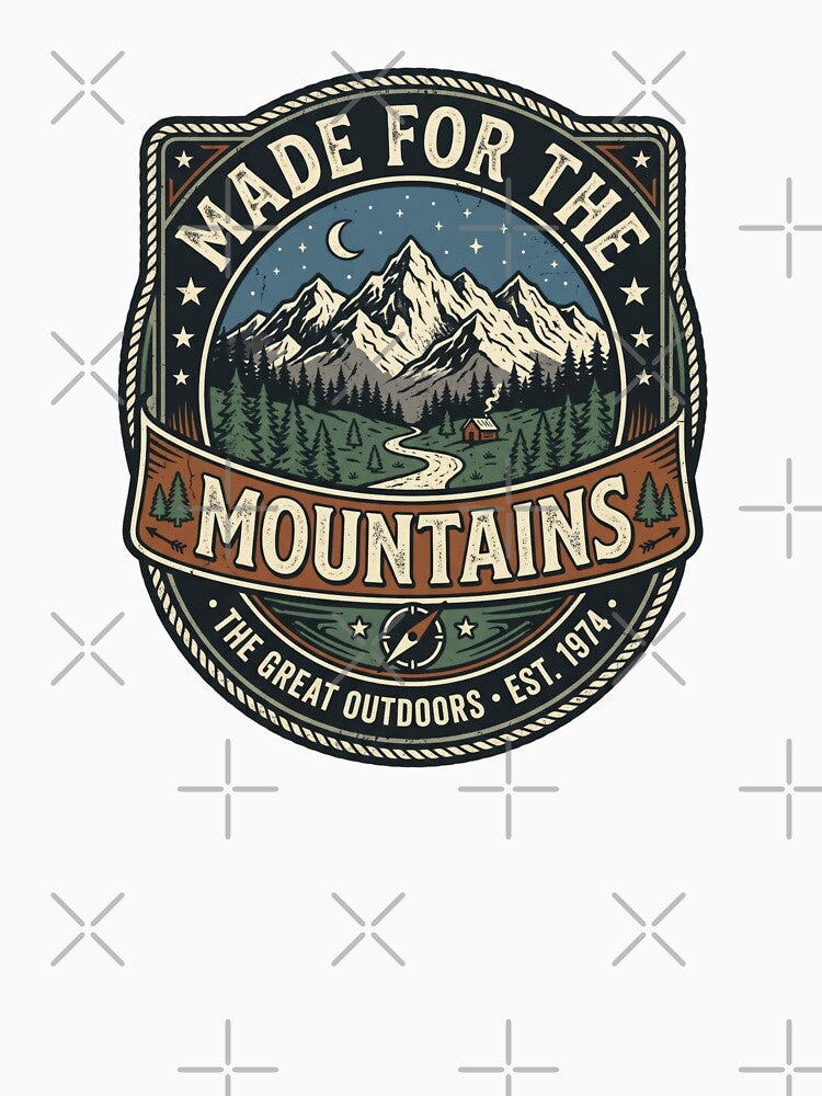 Made For The Mountains - The Great Outdoors by RetroTrailCo