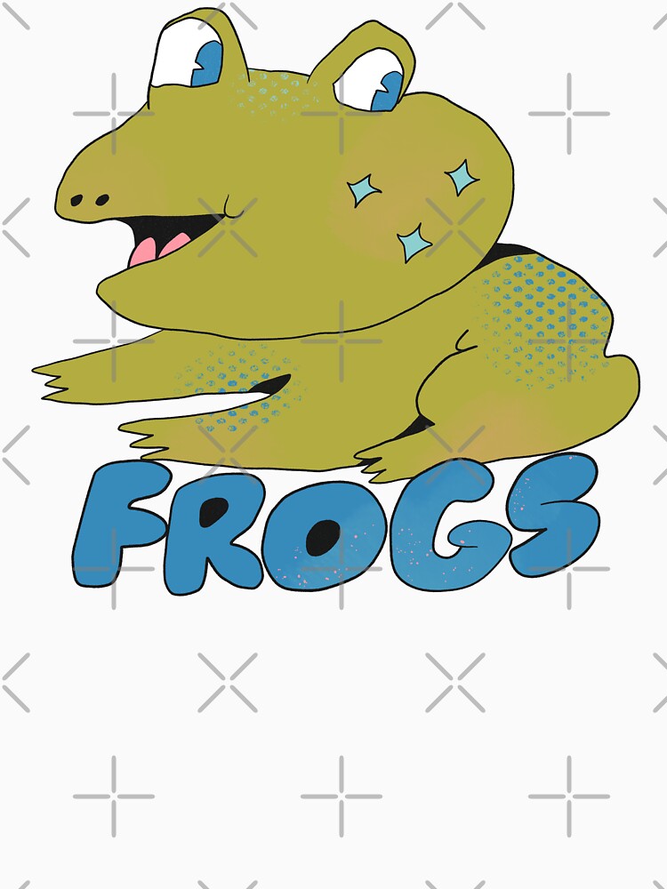 Frogs (Blue) by yellowflowerhut