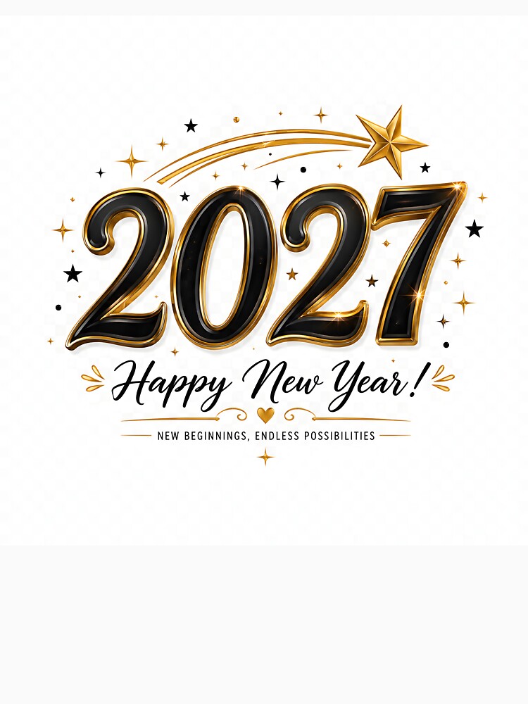 Elegant Happy New Year 2027 by TinyWeird