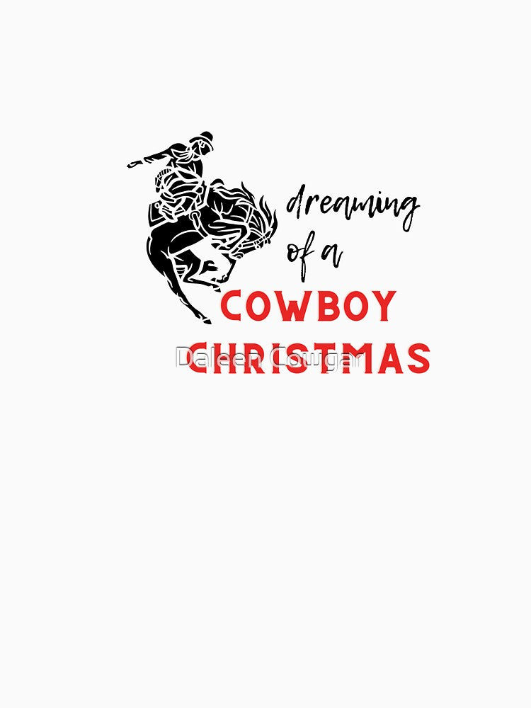 Cowboy Christmas | Western Christmas | Bucking Bronc by Daleen Cowgar
