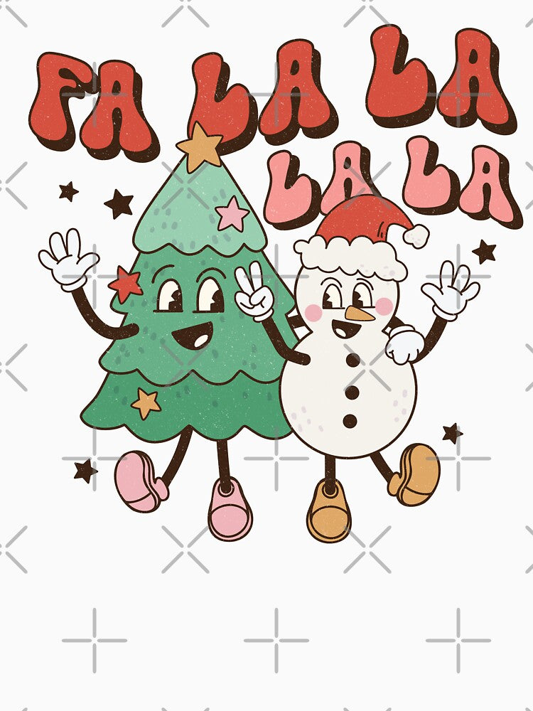 Fa La La La La Christmas Characters Funny Holiday Christmas by 4ONE - For You