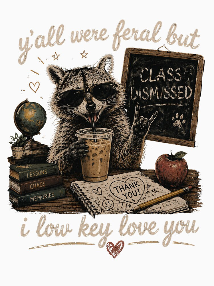 Y’all Were Feral But I Lowkey Funny Meme Quote by Clairenity Studio