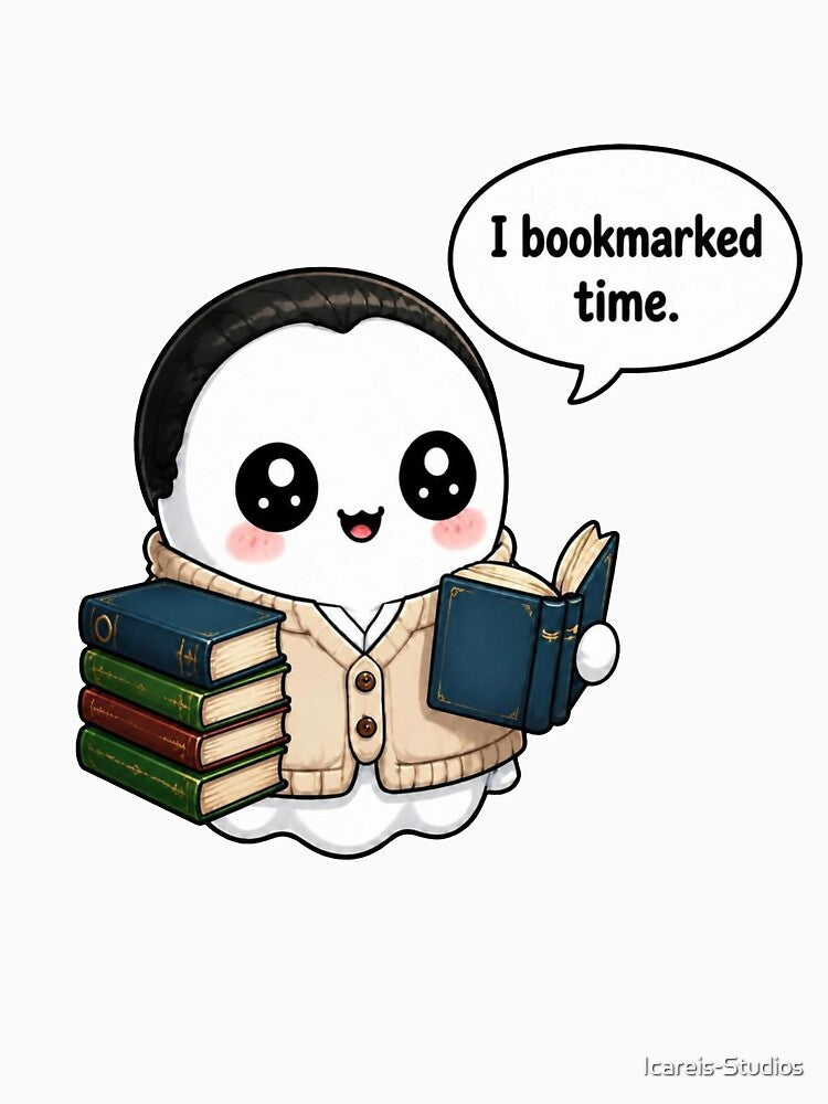 Bookish Ghost Librarian by Icareis-Studios