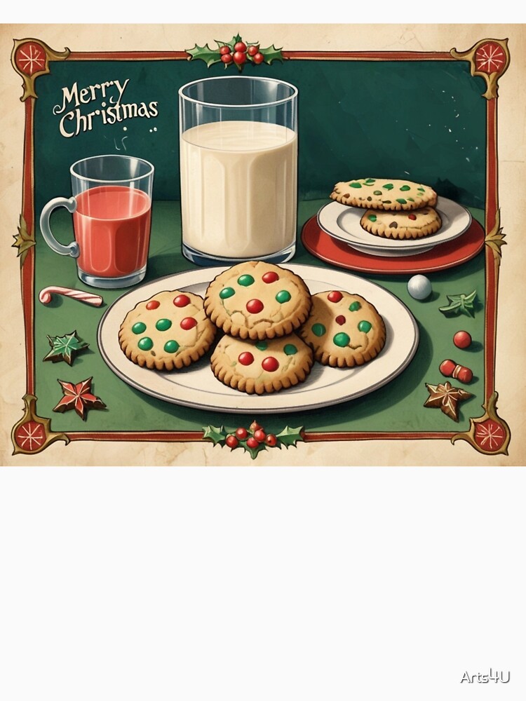 CHRISTMAS COOKIES & MILK #4 by Arts4U