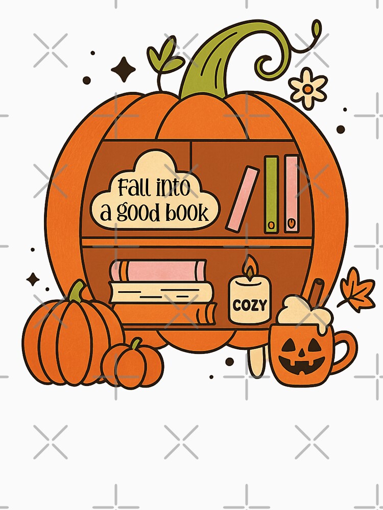 Pumpkin Bookish "Fall into a good book" by BookishEve