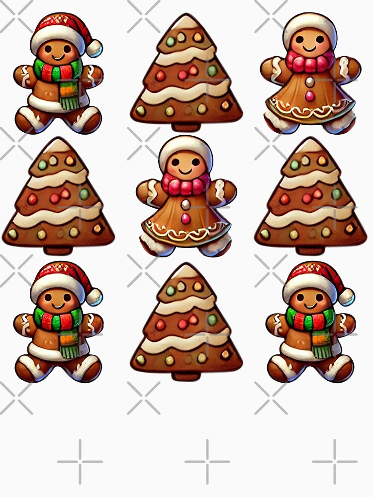 Retro Checkered Gingerbread Man PNG | Cute Checkered Xmas Png | Baked Christmas Png | Gingerbread Woman Png | Gingerbread Man Clipart Png by PixelBlooming
