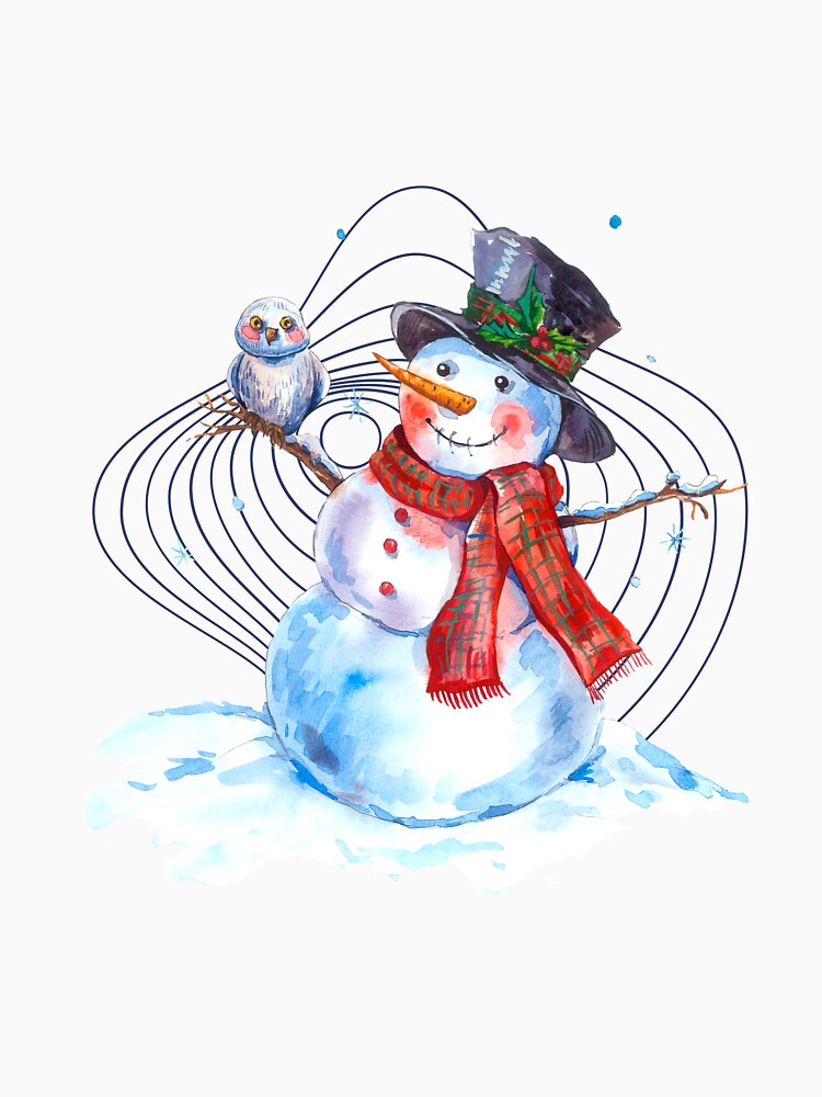 Snowman christmas by BreadnButter97