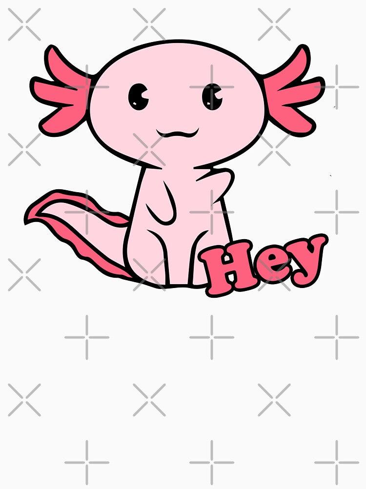 axolotls say hey by uranus1store
