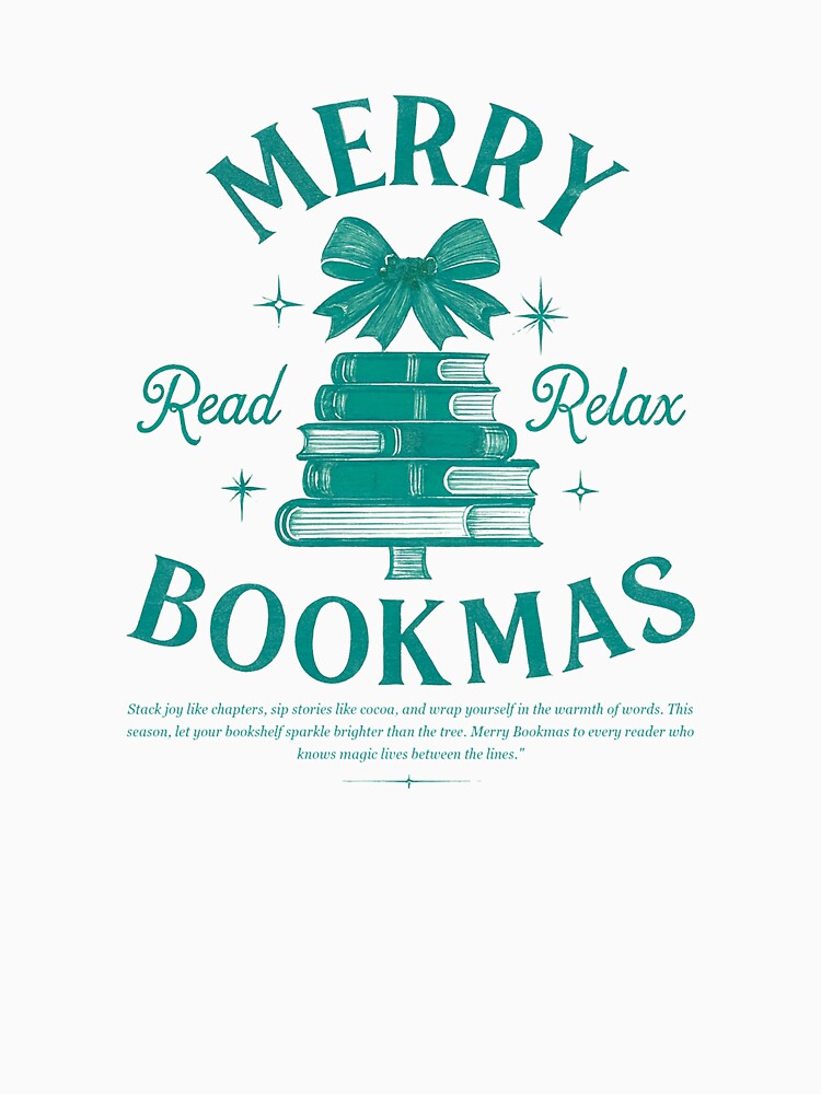 Merry Bookmas Vintage Christmas Vibes for Book lovers by Emeearts