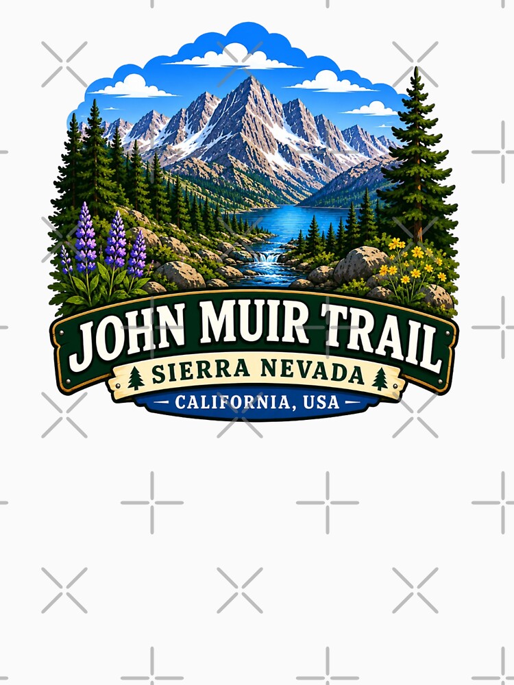 John Muir Trail, Sierra Nevada, California by Myra365Art