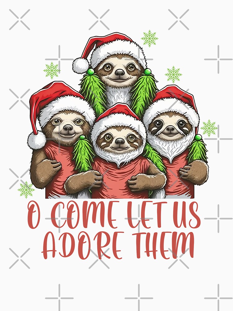 Christmas Sloths by PinkyPalette123