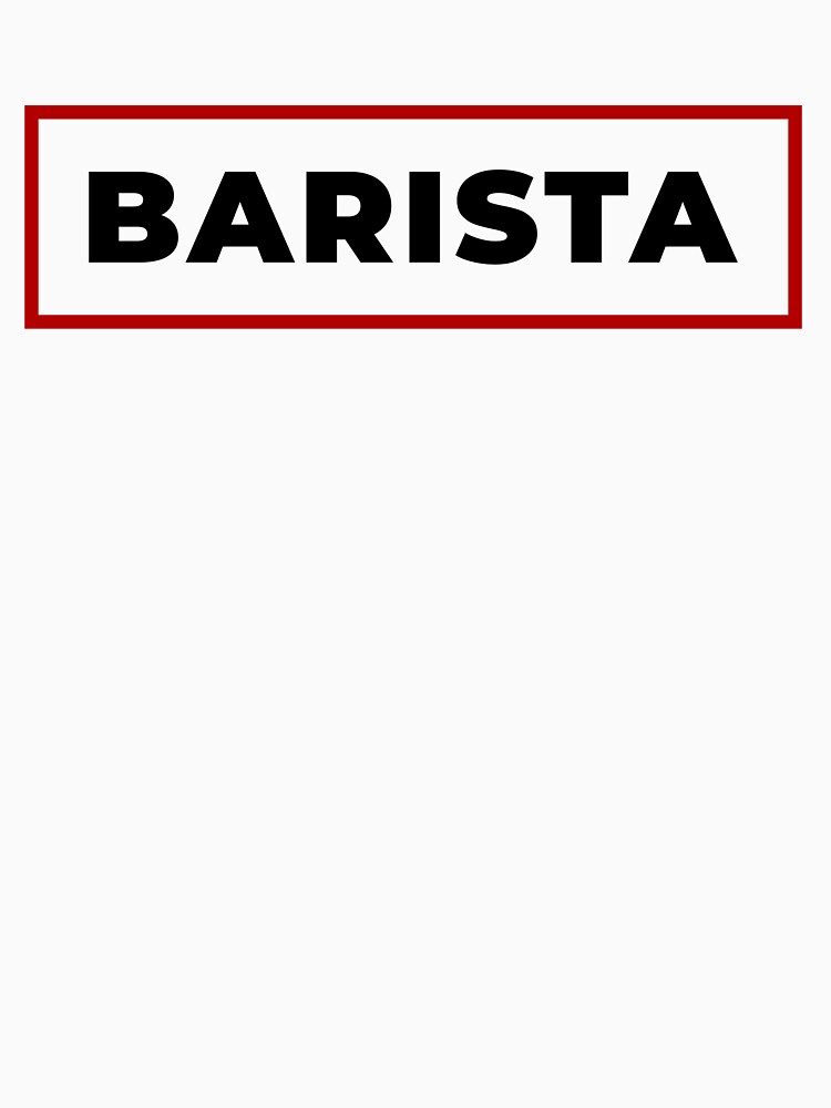 Barista with red frame by SVPOD
