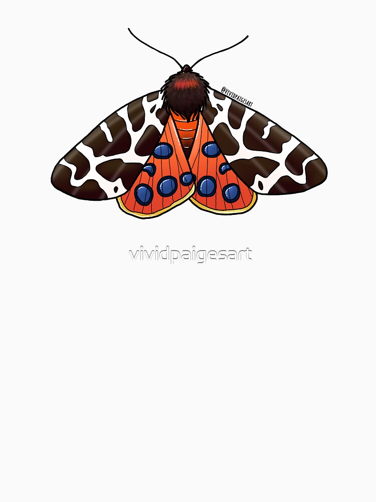 Garden Tiger Moth Digital Design by vividpaigesart