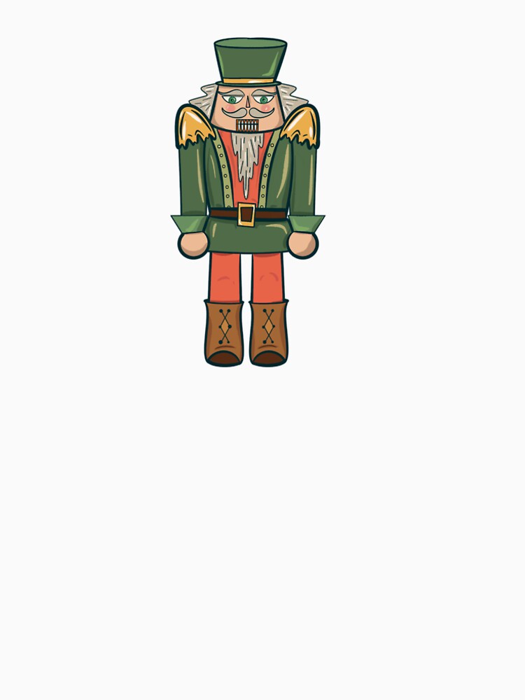Green Nutcracker Illustration • Christmas Nutcracker Art • Hand-Drawn Holiday Character • Festive Christmas Design by ElectricMarfa