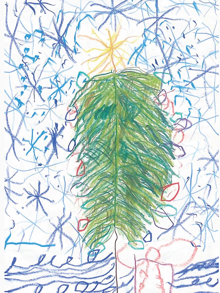 Christmas Tree and Present by Joshandcompany
