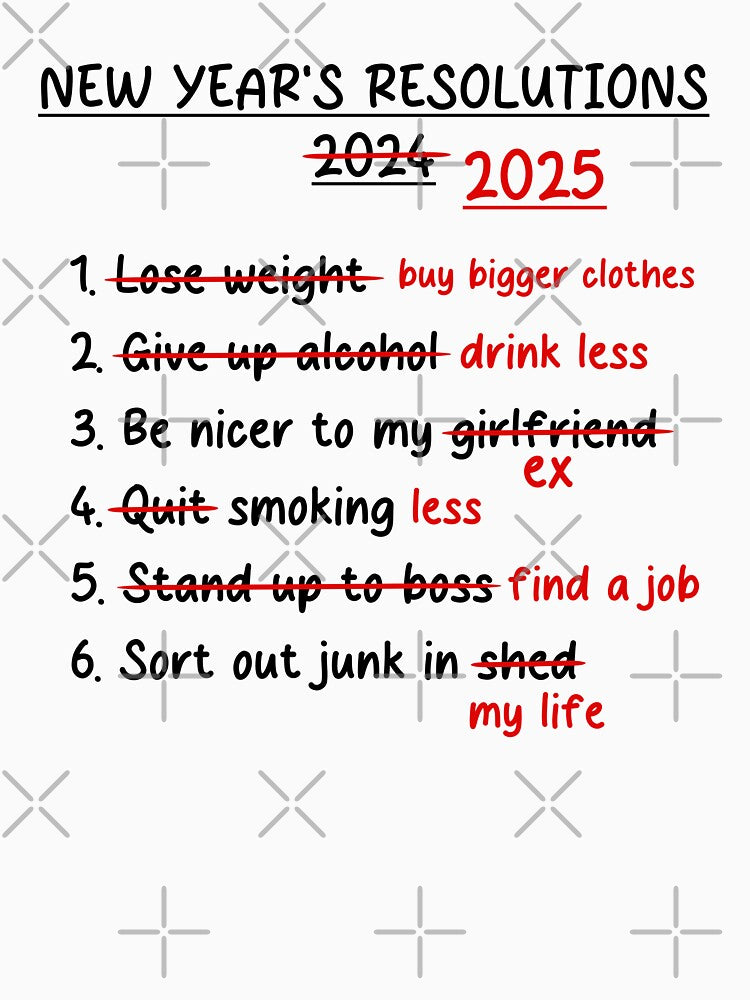 Christmas Design "New Year's Resolutions" by Monies-Designs