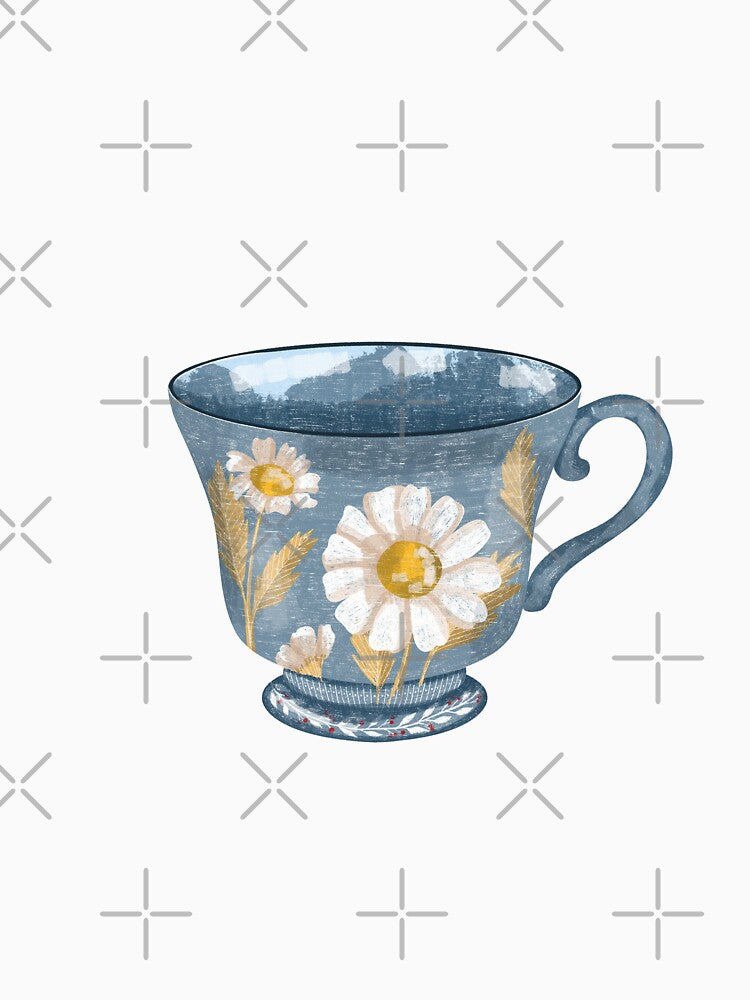 shabby chic teacup by pinkyfish1010