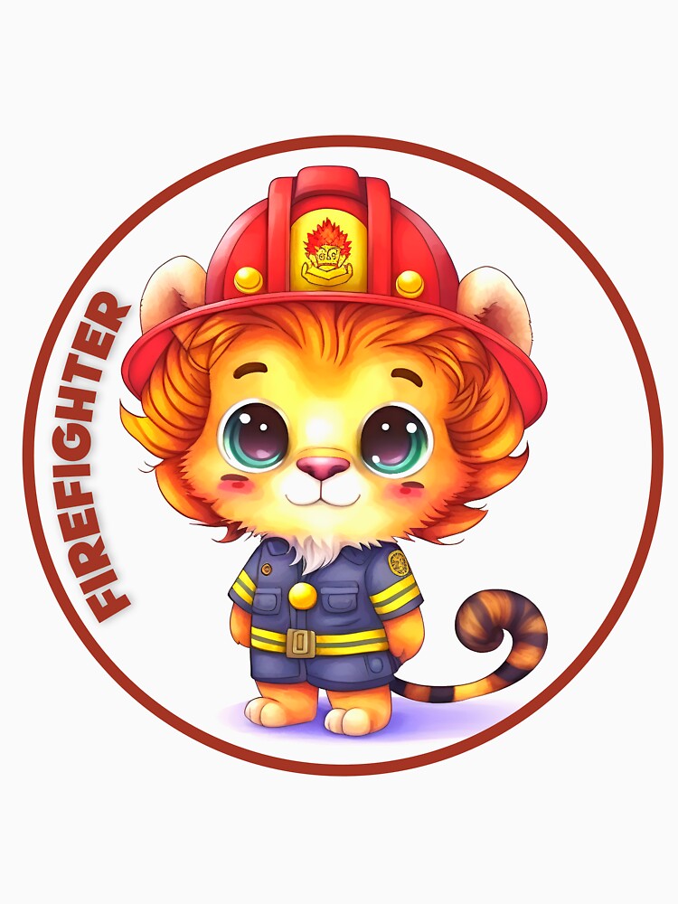 Firefighter, sweet lion by HarriPaloma