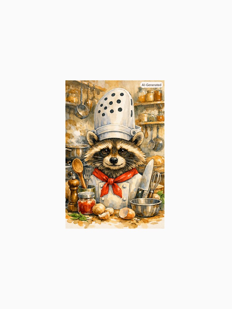 Chef Racoo by RobertAndMeeko