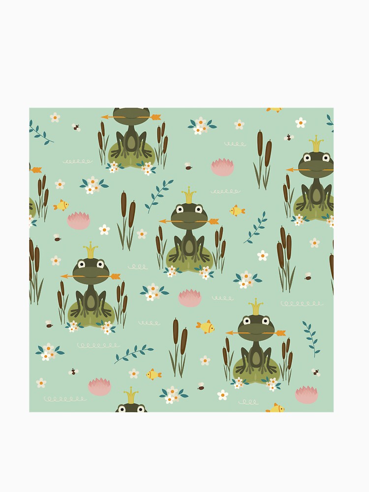Cute Frog arrow floral by AverilArt