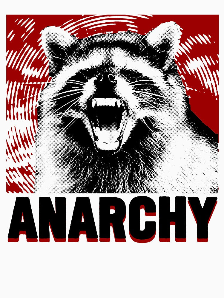 Anarchy Raccoon Red by VintageMedatsu