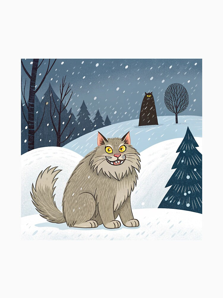Jólakötturinn (Yule Cat) 13 by AIfolklore